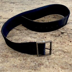 New Frye Black Leather Belt